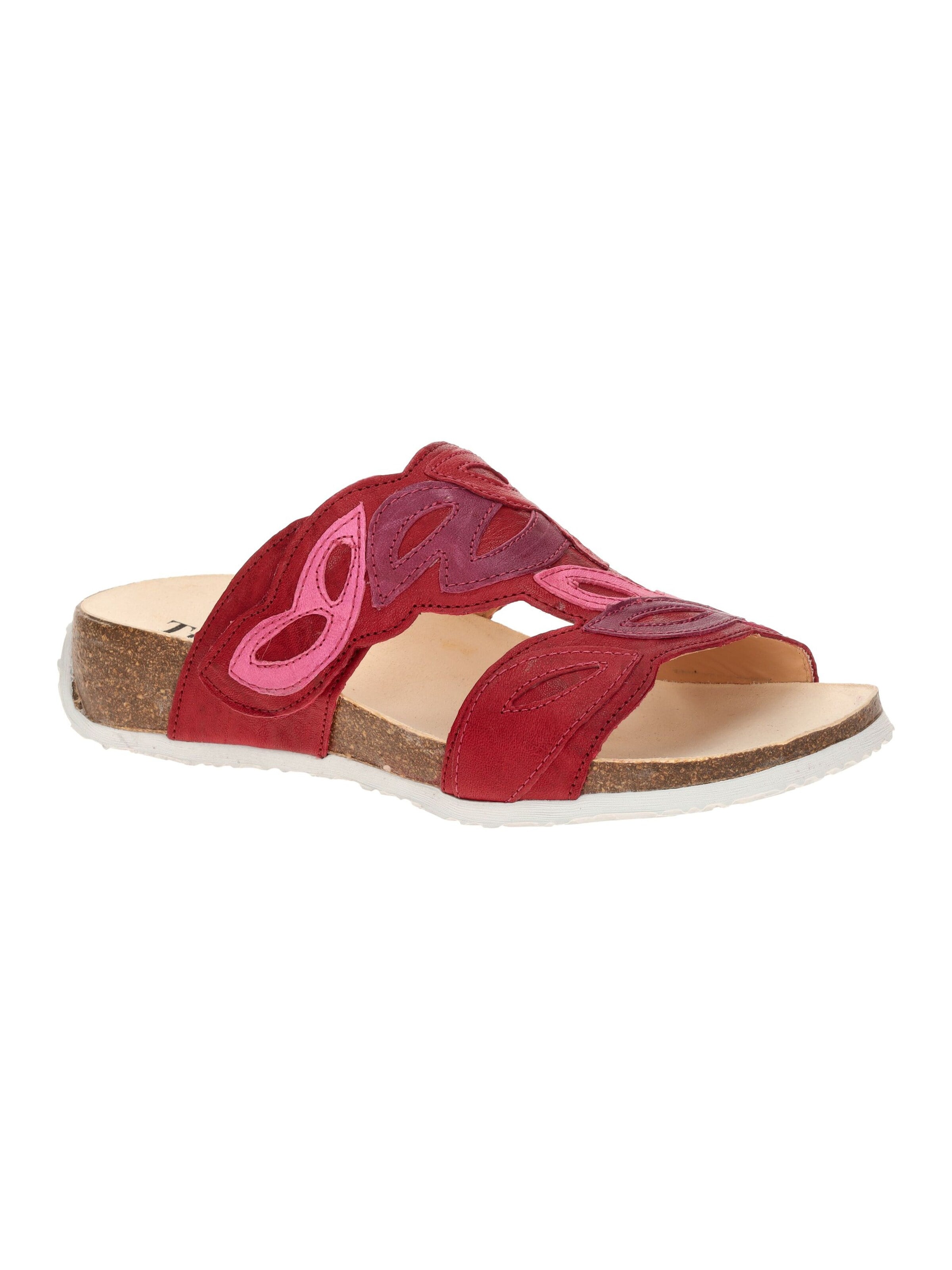 THINK! Pantolette 'Think Mizzi Pantoletten rot fragola Oval 1283'‌‌ in Rot: Vorderseite