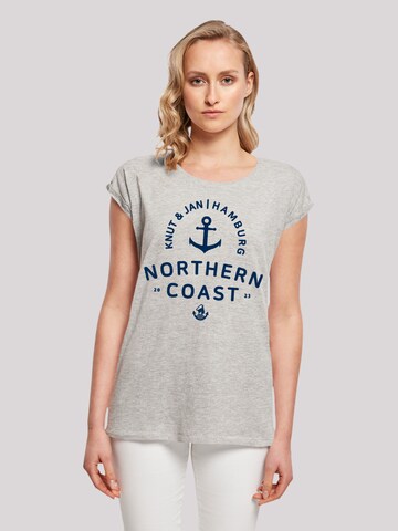 T-shirt F4NT4STIC en gris : devant