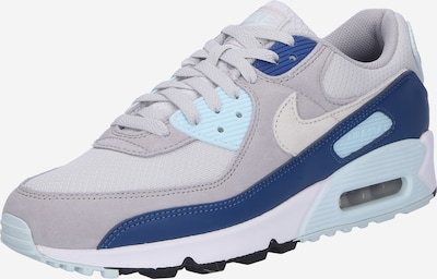 Nike Sportswear Platform trainers 'AIR MAX 90' in Blue / Light blue / Silver grey / Off white, Item view