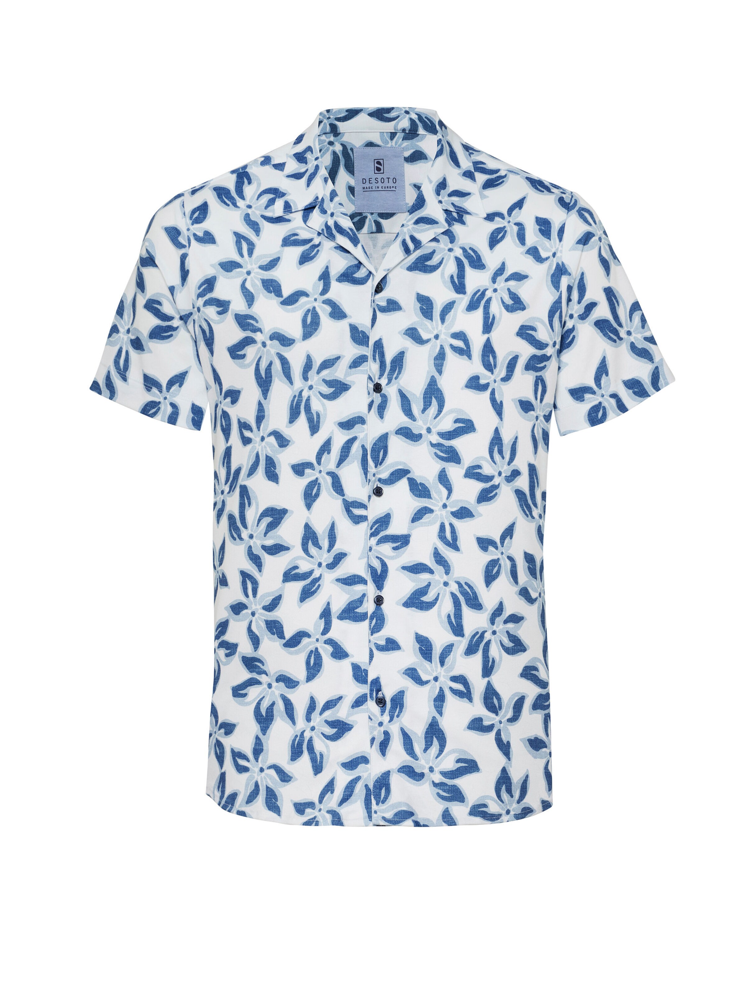 DESOTO Slim fit Overhemd in Blauw: voorkant