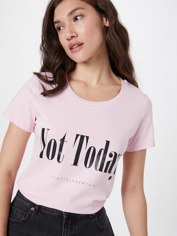 T-shirt 'Not Today' EINSTEIN & NEWTON en rose