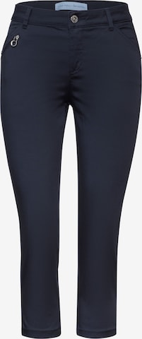 STREET ONE Slim fit Pants in Blue: front