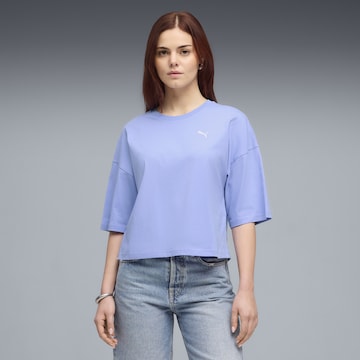 PUMA Oversized shirt 'Wardrobe Ess' in Lila: voorkant