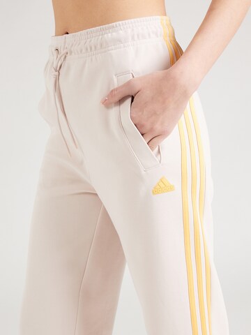 ADIDAS SPORTSWEAR Loosefit Sportbroek 'Future Icons' in Beige