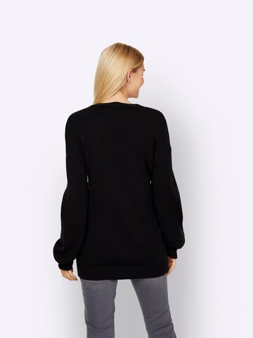 Linea Tesini by heine Knit cardigan in Black