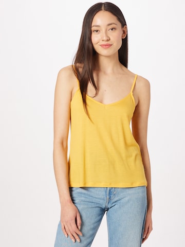 DEDICATED. Top 'Lykke' in Yellow: front