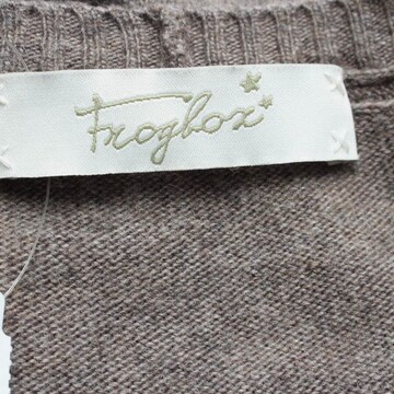 Frogbox Pullover / Strickjacke L in Grau