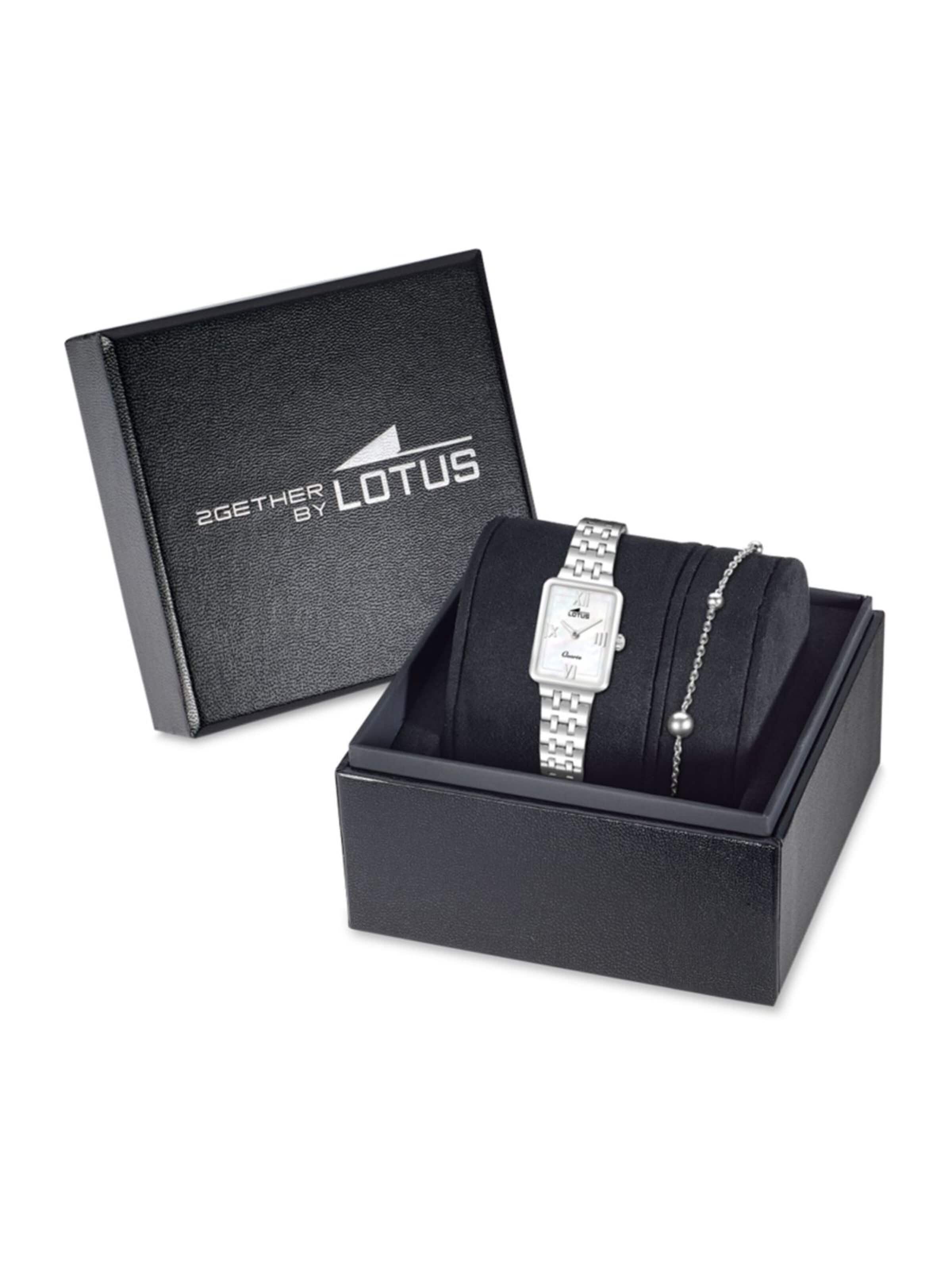 Lotus Analoog horloge in Wit