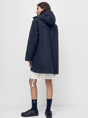 Pull&Bear Between-Seasons Parka in Blue