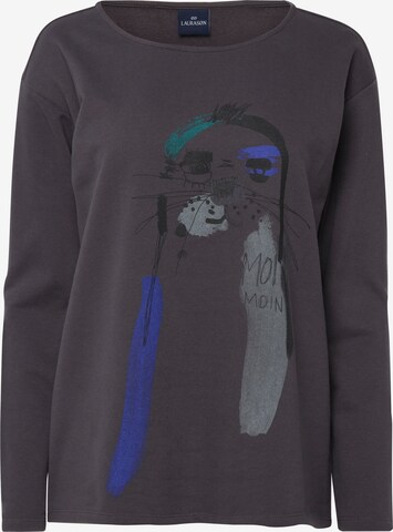 Sweat-shirt LAURASØN en gris : devant