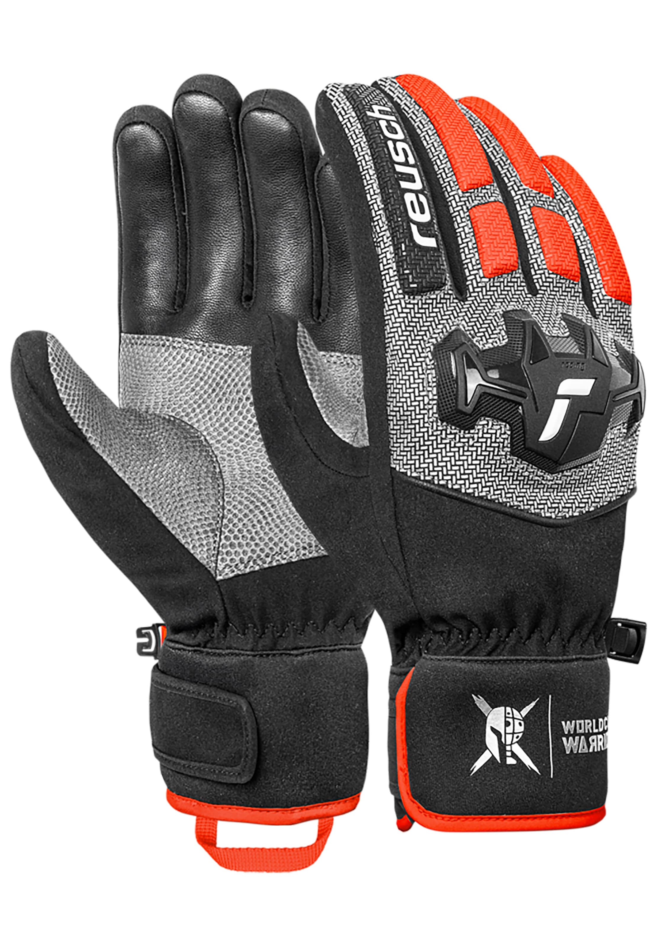 REUSCH Skihandschuh 'Worldcup Warrior R-TEX® XT' in Grau: Vorderseite