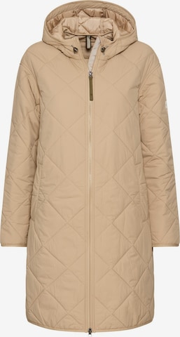 CAMEL ACTIVE Wasserabweisender Parka mit einem Zwei-Wege Reißverschluss in Beige: Vorderseite