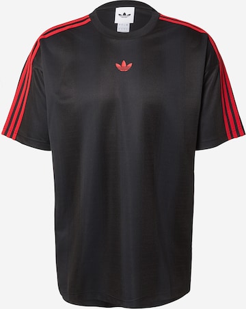ADIDAS ORIGINALS T-shirt 'Adicolor' i svart: framsida