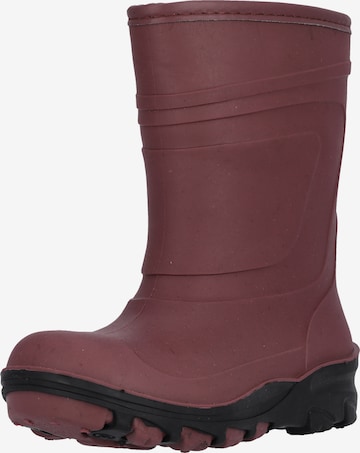 ZigZag Rubber Boots 'Fian' in Purple: front