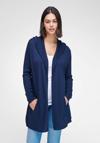 Emilia Lay Knit Cardigan in Blue: front