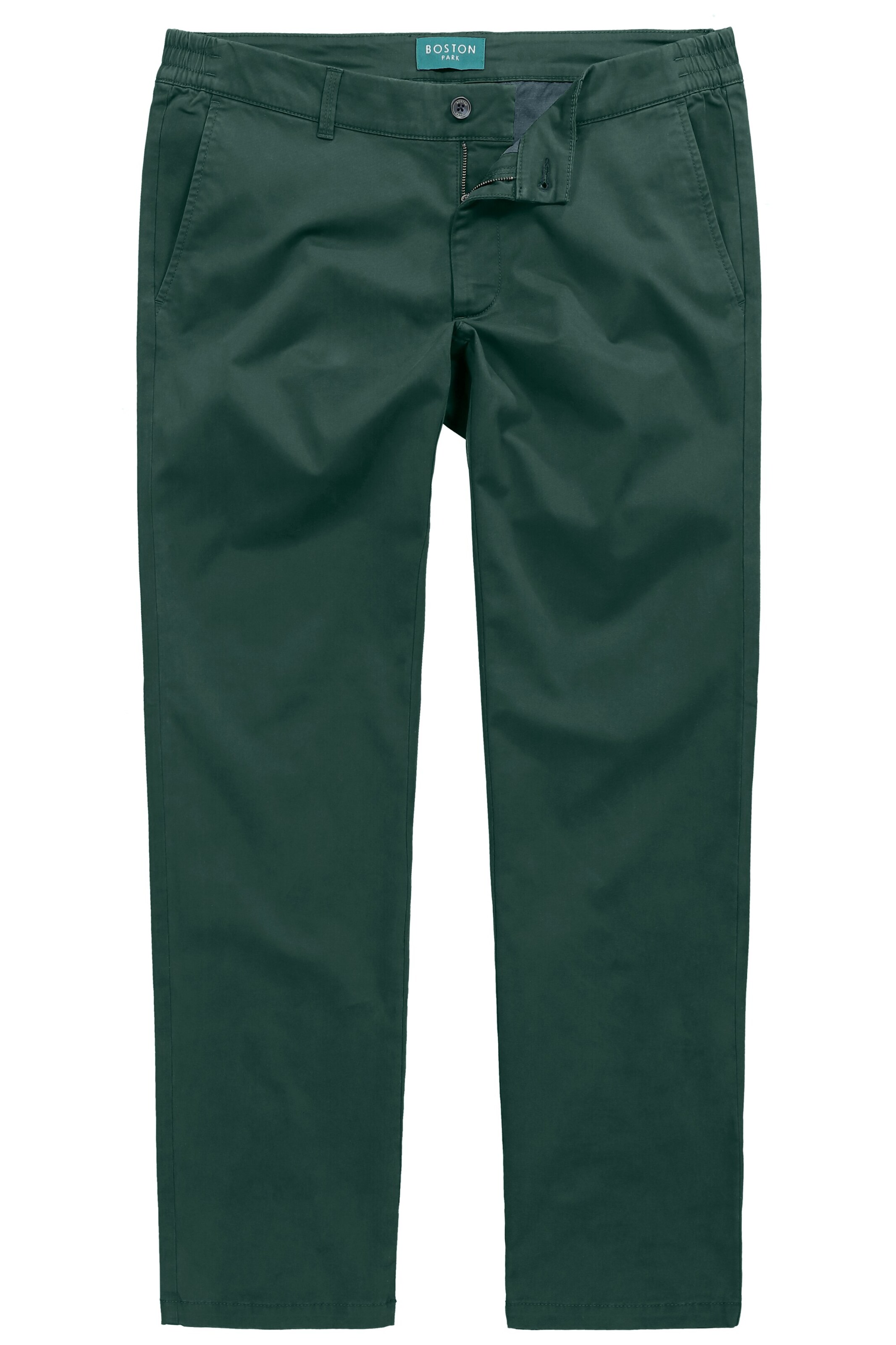 Boston Park Regular Hose in Grün: Vorderseite