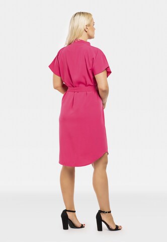 Karko Shirt Dress in Pink