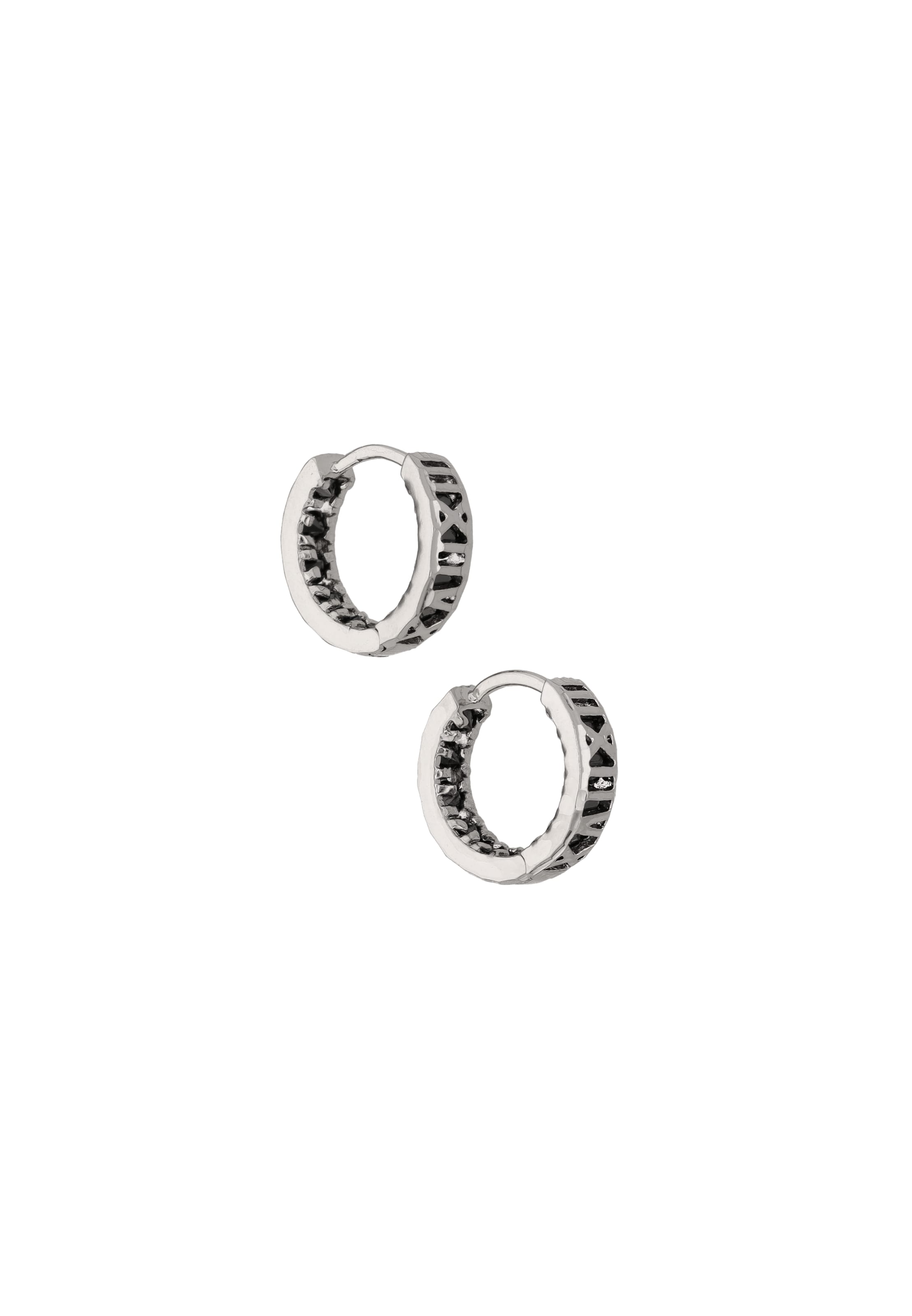 Boucles d'oreilles IZIA en argent : devant