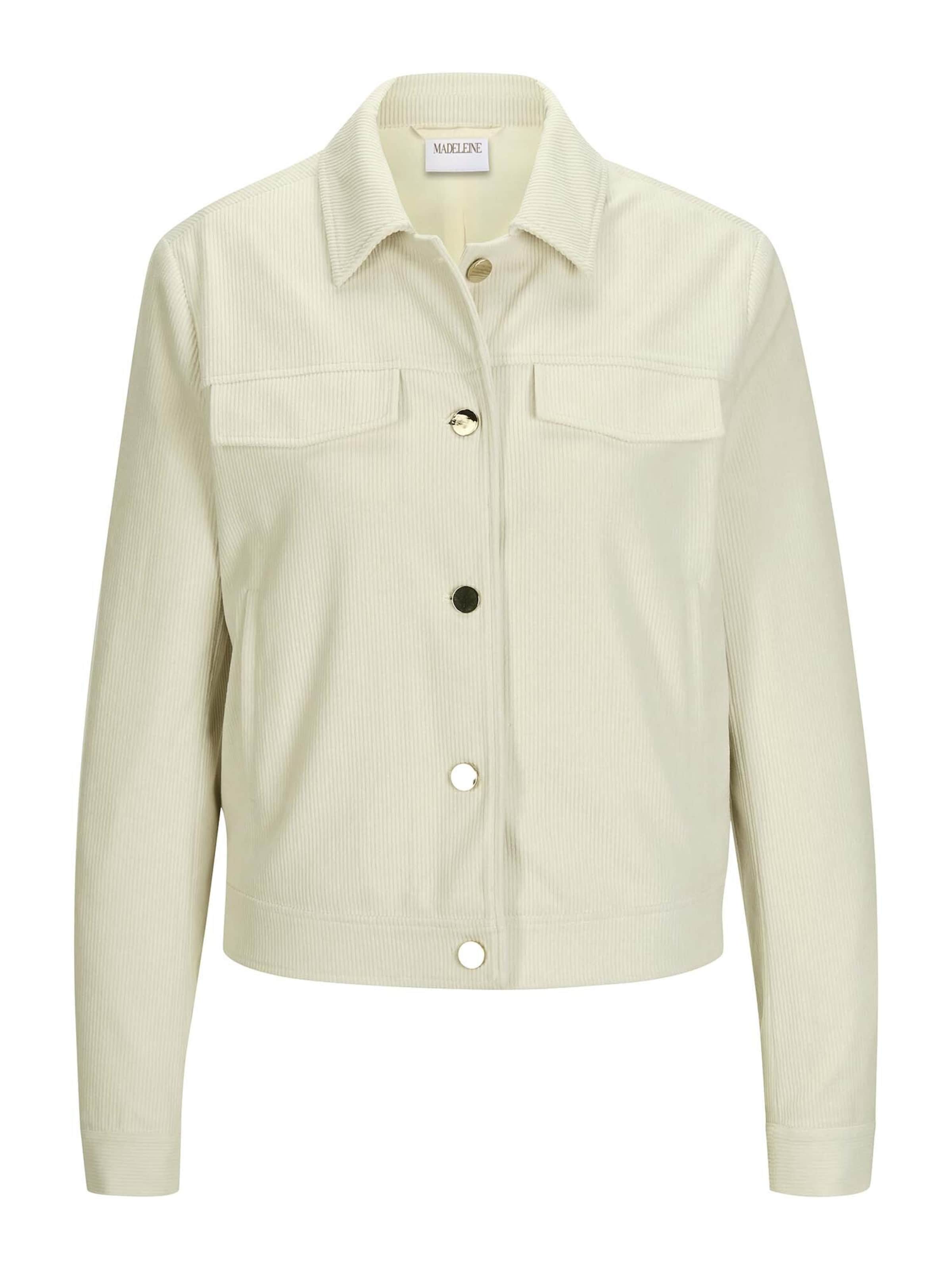 Veste mi-saison MADELEINE en beige : devant