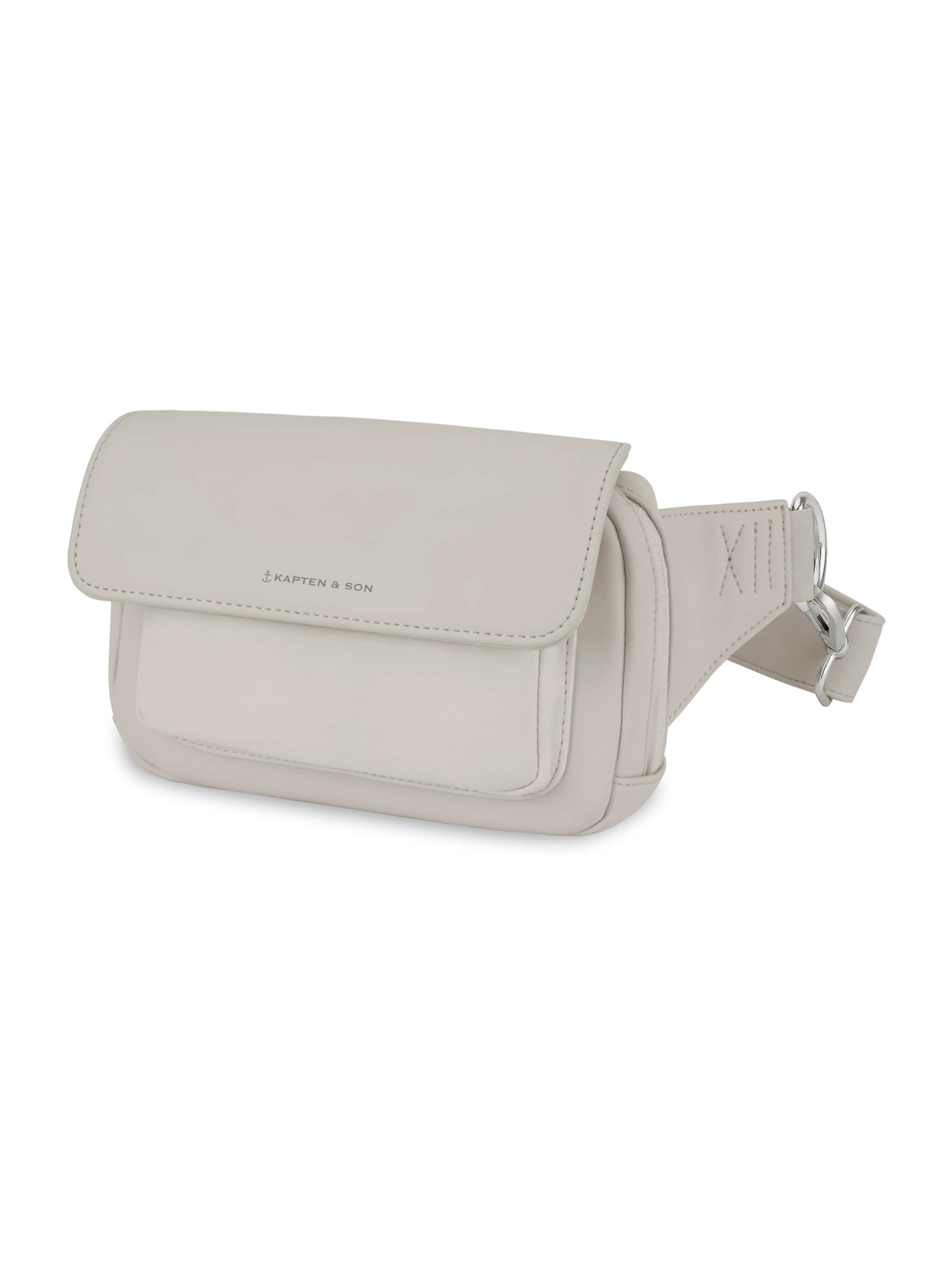 Kapten & Son Gürteltasche 'Visby Oyster' in Grau: Vorderseite