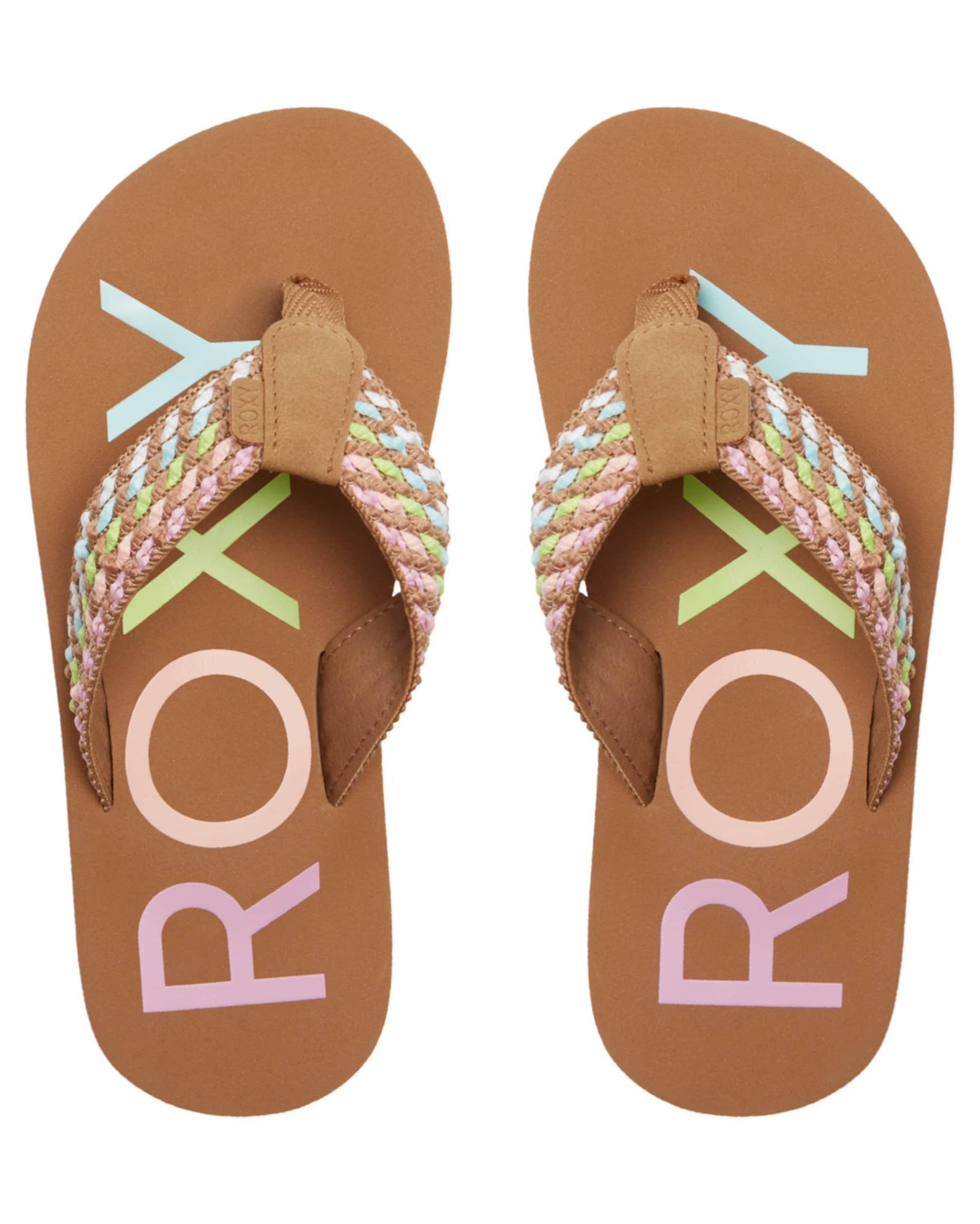 ROXY Pantolette 'Chika Hi' in Braun