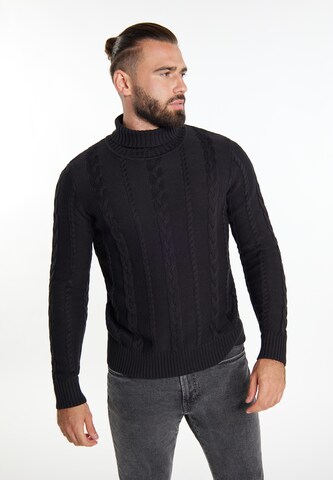 Pull-over DreiMaster Vintage en noir : devant