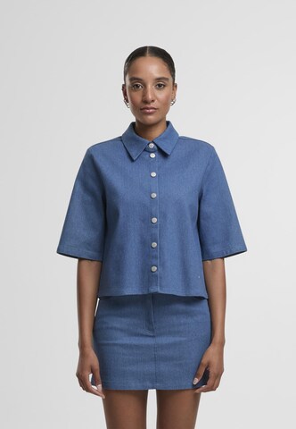 Noisy may Bluse 'NMNicki' in Blau: Vorderseite