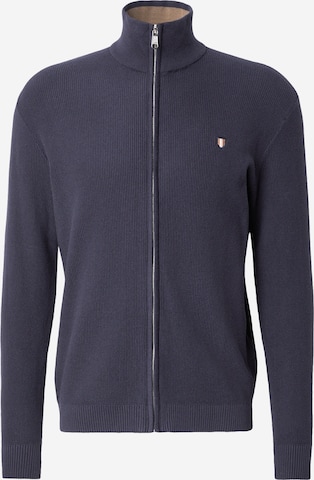 JACK & JONESKardigan 'JPRBLUREX' - plava boja: prednji dio