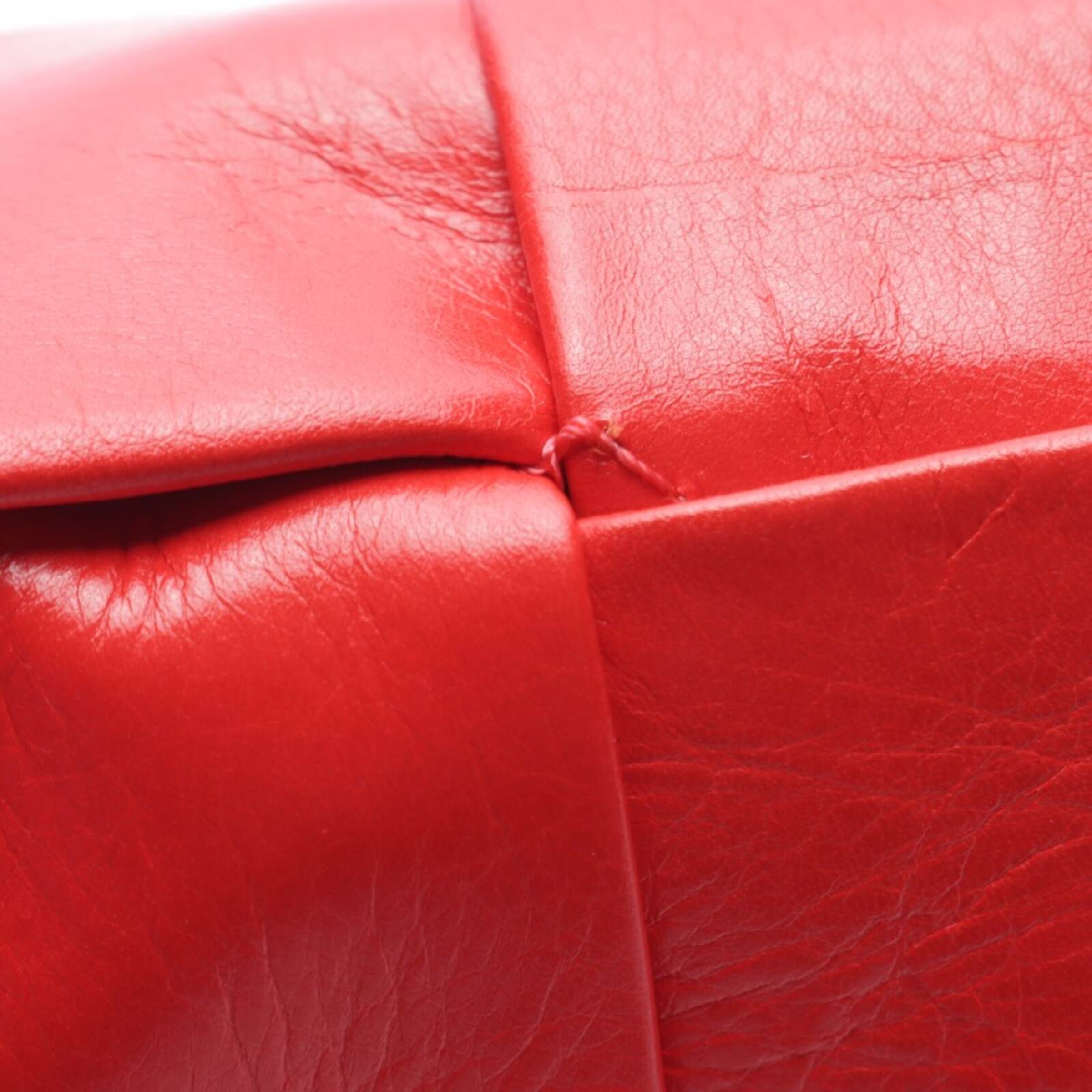 Bottega Veneta Ledertasche One Size in Rot