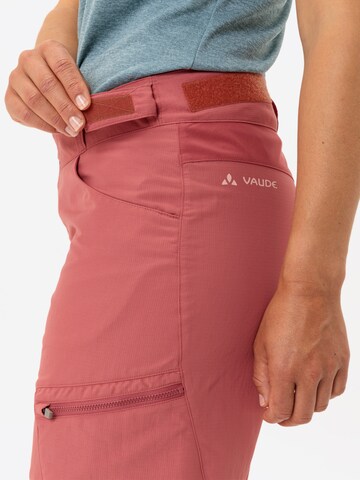 VAUDE Regular Sportbroek 'Tamaro II' in Rood