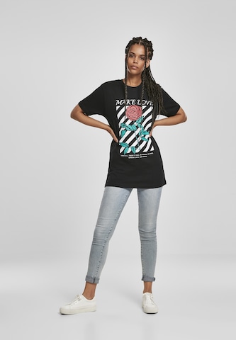 Merchcode Shirt 'Make Love Tee' in Zwart