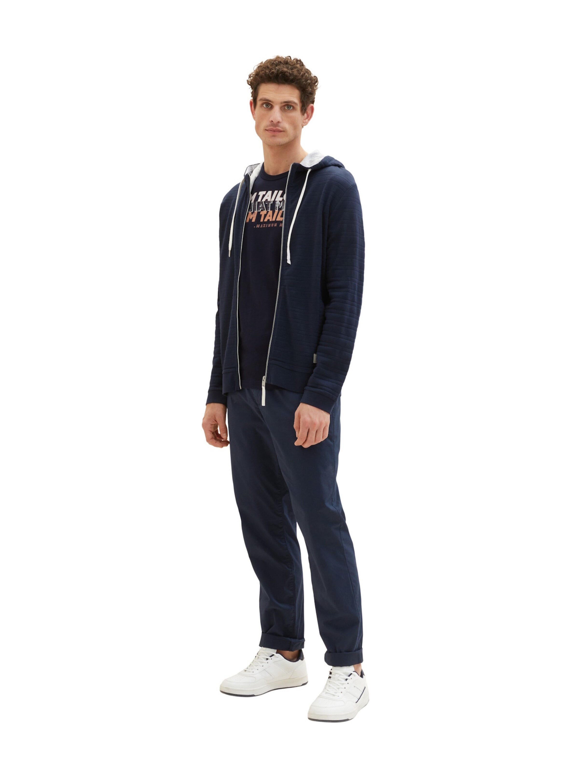 TOM TAILOR - Camisa em azul: frente