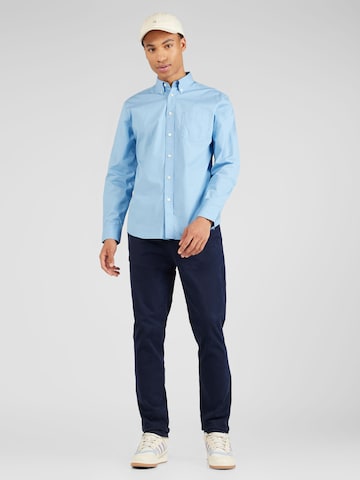 ESPRIT Regular fit Button Up Shirt in Blue