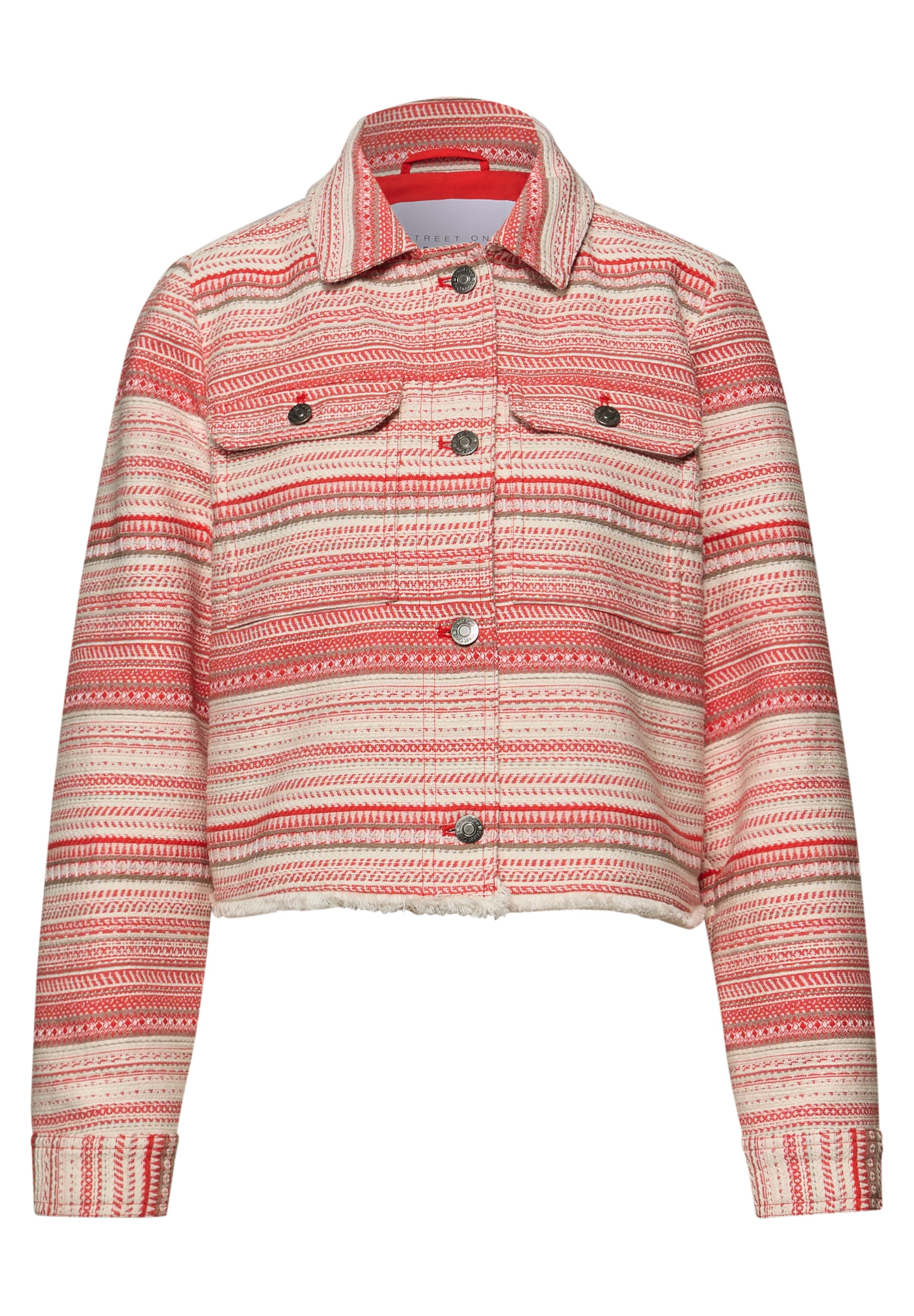 Street One Studio Between-Season Jacket in Red: front