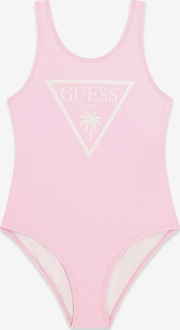 GUESS Badeanzug in Pink: Vorderseite