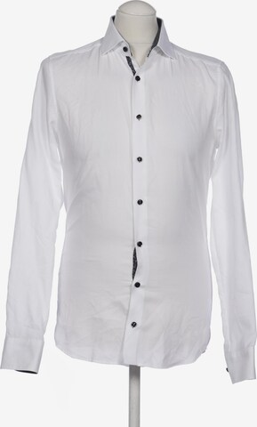 OLYMP Button Up Shirt in S in White: front