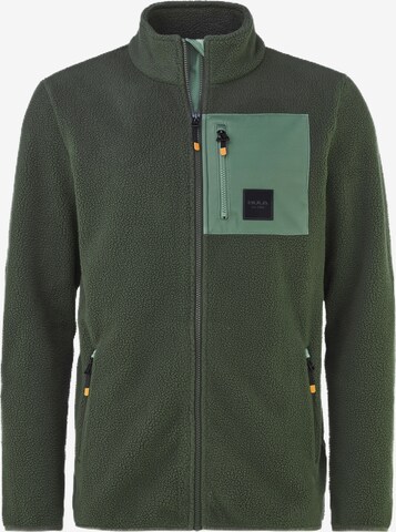 BULA Athletic Fleece Jacket in Green: front