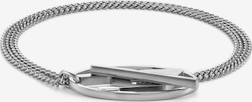 sidabrinė DIESEL Apyrankė: priekis