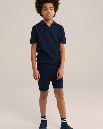 Slimfit Pantaloni di WE Fashion in blu