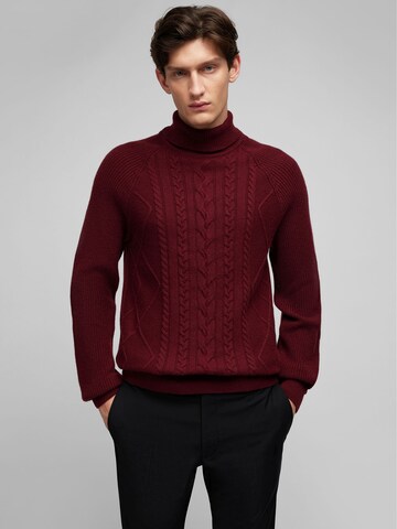 Pull-over HECHTER PARIS en rouge : devant