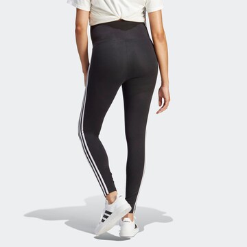 ADIDAS SPORTSWEAR Skinny Workout Pants in Black: front