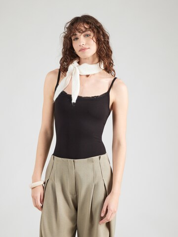 ABOUT YOU Shirt Bodysuit 'Grace' in Black: front