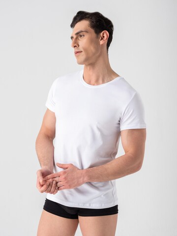 Burnell & Son Undershirt 'Rundhals Kurzarm Unterhemden' in White