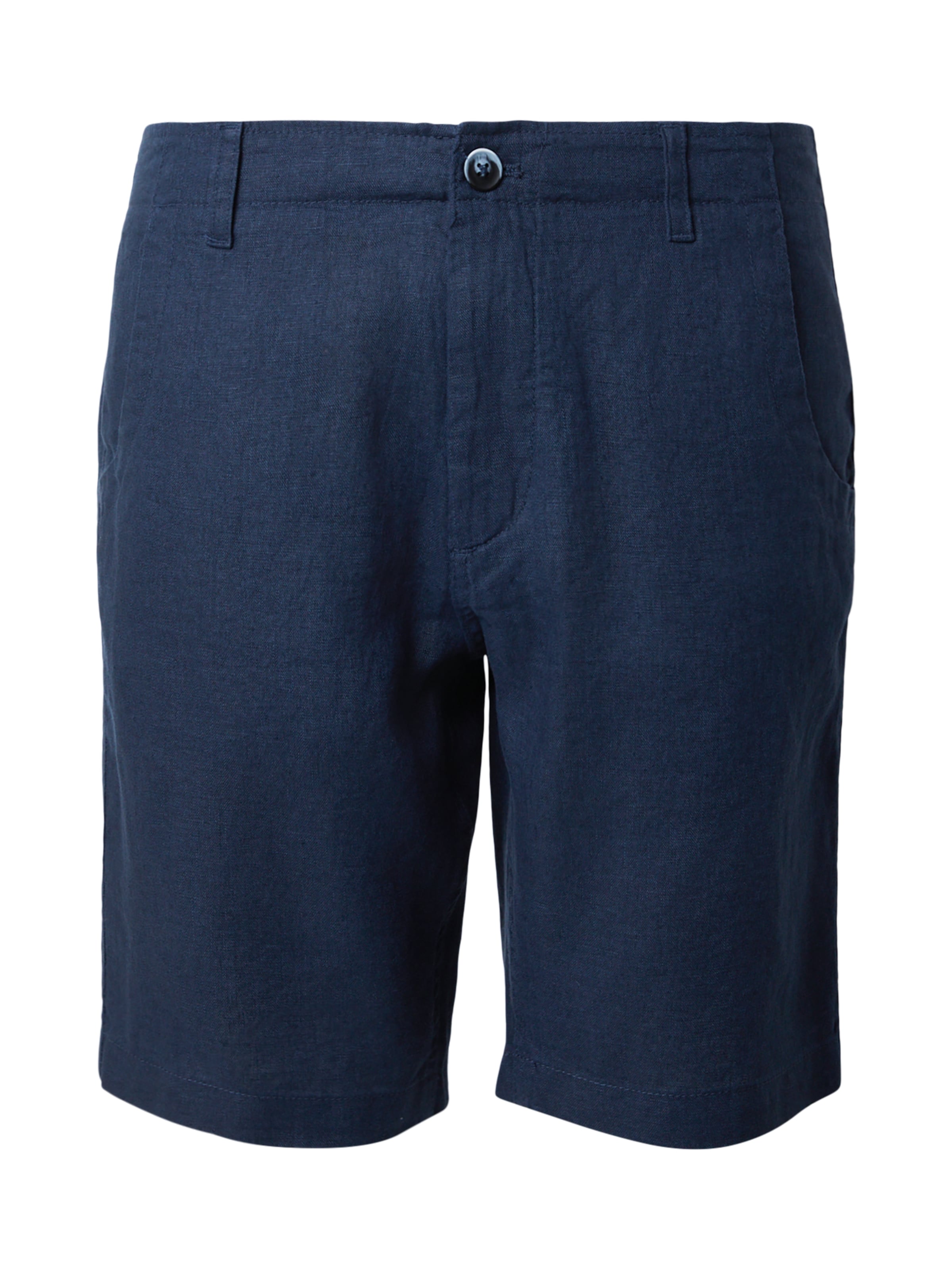 Bruun & Stengade Normální Chino kalhoty 'Paolos' – modrá: přední strana