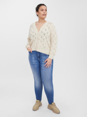 Vero Moda Curve - Cárdigan 'Gabby' en beige