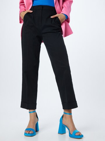 regular Pantaloni con piega frontale di Sisley in nero: frontale