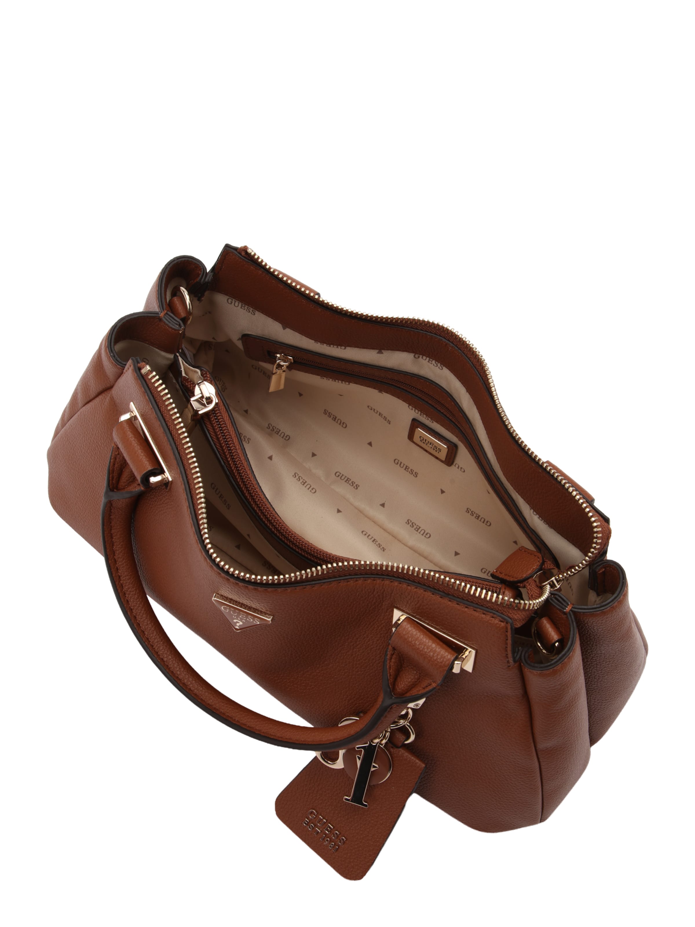 GUESSRučna torbica 'Evie' - smeđa boja