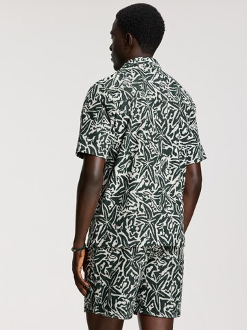 Shiwi - Ajuste confortable Camisa 'Ted Starfish' en verde