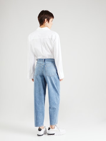 River Island Tapered Jeans 'CARROT BARREL' in Blauw