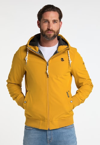 Schmuddelwedda Funkcionalna jakna | rumena barva: sprednja stran